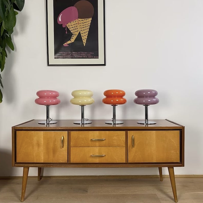 Lampe Macaron Rose