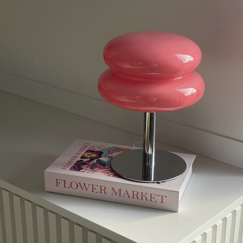 Lampe Macaron Rose
