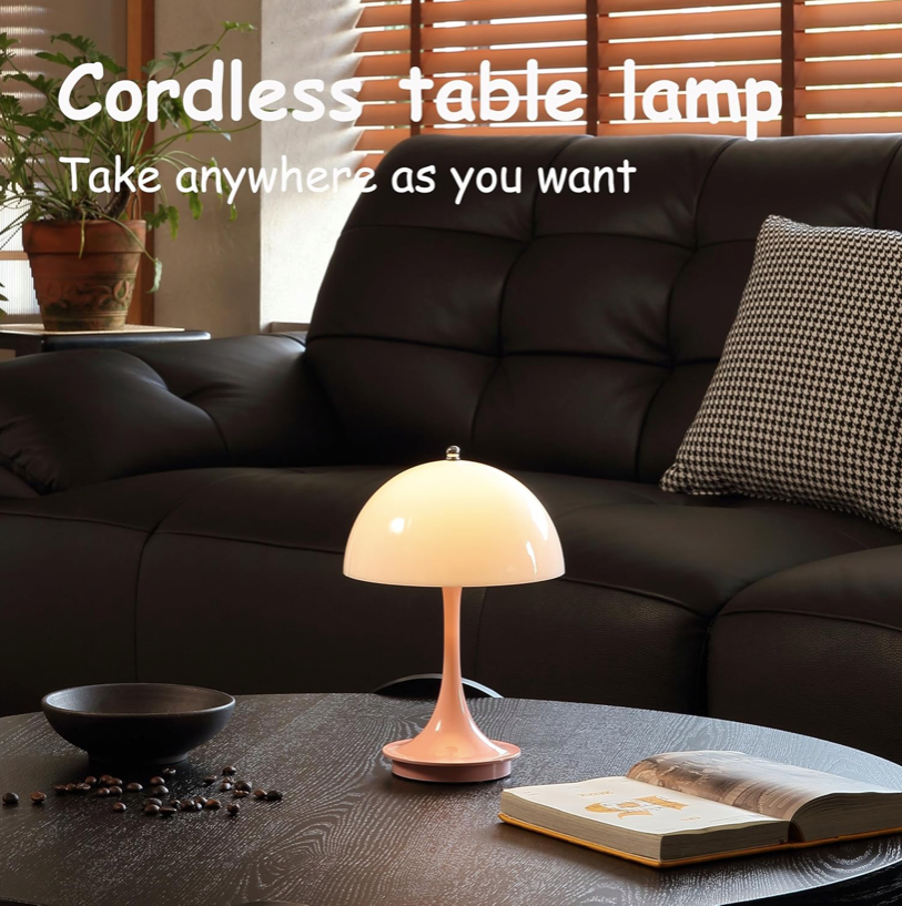 Petite lampe de table portable
